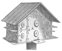 Hive with honey compartments