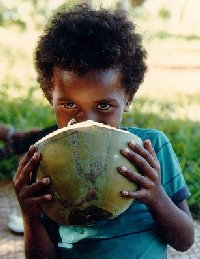 Most foods are grown locally.