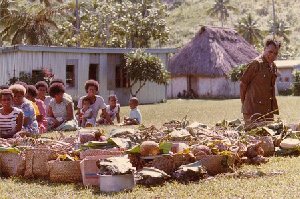 The gifts are presented with a moving speech.