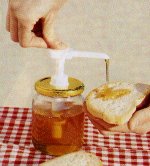 A pump spout for the table