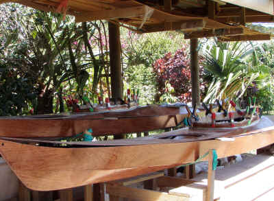 Stern veiw showing how the deck panels align.