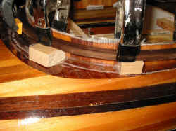 The layered lip will be 3/4" inch wide