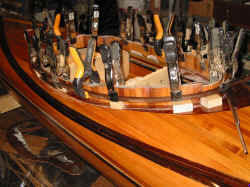 The area was covered in plastic when working with the epoxy.