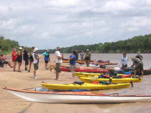 Breaktime on the Red River, Oklahoma